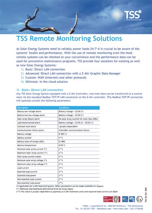 Remote Monitoring Solutions